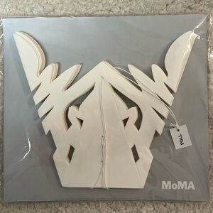 MoMA Museum of Modern Art Giant White Abstract Snowflake 12" Diameter